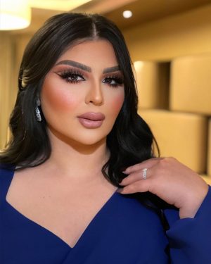 Aseel Hameem Instagram - من اطلالتي لحفل تركيا 
💙💙

Stylist @ziadalsaleh 
Dress @perla.vip 
@maissa_hasoun 
@hyambeauty 
@directstudio