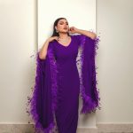 Aseel Hameem Instagram - 💜🇶🇦افراح احد العوائل الكريمه ف الدوحه مبروك لعروستي الغاليه وزوجها الكريم الله يسعدكم وافرح جدا عندما اكون جزء من فرحتكم واشاركم اسعد يوم في حياتكم دامت افراحكم 💜🫶🏻 تفاصيل اطلالتي .. Styled by @ziadalsaleh Dress @amalalqahtanioffical Makeup @halima_makeup_qtr Hair @ts_hair_beauty_salon_qatar Photo @hassankfarhat Thank you my love🫶🏻😘