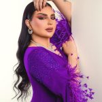 Aseel Hameem Instagram - 💜🇶🇦افراح احد العوائل الكريمه ف الدوحه مبروك لعروستي الغاليه وزوجها الكريم الله يسعدكم وافرح جدا عندما اكون جزء من فرحتكم واشاركم اسعد يوم في حياتكم دامت افراحكم 💜🫶🏻 تفاصيل اطلالتي .. Styled by @ziadalsaleh Dress @amalalqahtanioffical Makeup @halima_makeup_qtr Hair @ts_hair_beauty_salon_qatar Photo @hassankfarhat Thank you my love🫶🏻😘