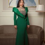 Aseel Hameem Instagram - من افراح الشيوخ الكرام ( ال ثاني ) الدوحه Styled by @ziadalsaleh Dress @perla.ksa Make up @noorastyleqtr Hair @ts_hair_beauty_salon_qatar @mohammad.handous Photo @hassankfarhat من تنظيم شركة تذكار @taethkar شكرا خاص للغالي المبدع المتالق تنسيق ديكوريشن من غلامور ايفنت @glamour.events 💚 ودامت دياركم عامره بالافراح 💍💚