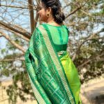 Aseema Panda Instagram - Always a handloom lover. 💖 Wearing this beautiful Handcrafted Putli Design saree from @handloom_shree .