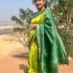 Aseema Panda Instagram - Always a handloom lover. 💖 Wearing this beautiful Handcrafted Putli Design saree from @handloom_shree .