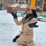 Aseema Panda Instagram – Snow snow snow and snow ⛄️❄️🥶