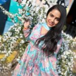 Aseema Panda Instagram – Wearing this beautiful floral printed Nyra Cut Chiffon dress from @_twinkle_boutique_ 🌸🫶🌸