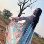 Aseema Panda Instagram – Wearing this beautiful floral printed Nyra Cut Chiffon dress from @_twinkle_boutique_ 🌸🫶🌸