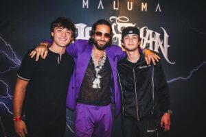 Asher Angel Instagram - @maluma you went crazy last night bro 
Thx for having us🙏🏻