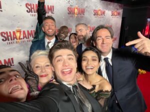 Asher Angel Instagram - Love all of these people and so proud to be a part of @shazammovie 
OUT NOW IN THEATRES