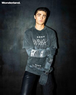 Asher Angel Instagram - “My voice has evolved. It’s changed. I went through this long period of development, trying different sounds, what sounds good, what’s relatable to me, and what I think the fans will relate to. This is an ongoing process. I have so many songs in my repertoire and the volt – all these different sounds that I just can’t wait for the fans to hear.” 

Taken from our Winter 22/23 issue, actor and musician @asherangel discusses how his artistry has changed since the early days and returning to the role of Batson in Shaz- am! Fury of the Gods, set to release in 2023. 

Pre-order the issue now at wonderlandshop.com⚡

Photography by @douginglish at @ateliermgmt
Fashion by @luca_falcioni 
Words by @aimee_phillips_
Grooming by @groomedbymichelleharvey at @opusbeauty
Editor @ella_b18
Art Director @livi.av
Production Director @bencrankbencrank
Producer @isabellacoleman_