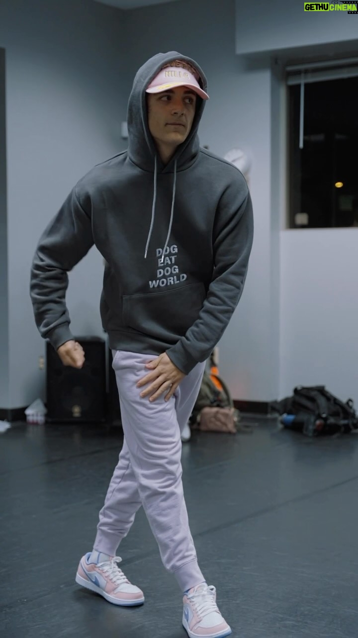 Asher Angel Instagram - inside rehearsals 😅