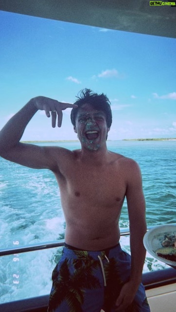Asher Angel Instagram - Boat day in TURKS ☀️ @priveluxuryyachts @beachesresorts Turks And Caicos