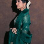 Ashika Ranganath Instagram - Naa Sami ranga promotions ♥️ Outfit @raw_mango Jewellery @amrapalijewels Stylist @poorvjainn Asst @neharathi_ Make up @beautyby_chaitanyareddy Hair @paramesh_hairstylist Shot by @manish_linga_photography @tedduuuuuuuuuuu @bykamal_ #nasaamirangaonjan14th