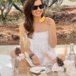 Ashika Ranganath Instagram - All smiles 🧡 for the love you’re showing on Varaalu & Naa Saami Ranga 🥹 Varaalu looks loading….. 😉♥️