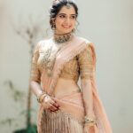 Ashika Ranganath Instagram – Akkana maduve 🤍
 
Team behind this amazing look 🤍 
Amidst my busy shoot schedule & promotions, hardly had any time to arrange the wedding looks… huge shoutout to the entire team for helping me put up this beautiful look! 

Super gorgeous outfit by @angalakruthi 
Styled by our very own sweetheart @varshini_janakiram @stilerush_by_varshinijanakiram 
Beautiful jewellery @navrathan1954 
Subtle & natural make up look @abhilasha_kulkarni 
All time favourite hairstylist @paramesh_hairstylist 
Shot by the amazingly talented & sweet @huesbyartopia 
Beautiful decor @vistaraevents V Vistara