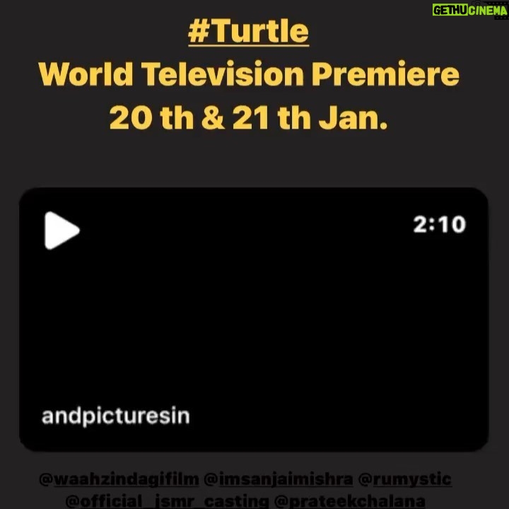 Ashok H Choudhury Instagram - “हम पानी की एक बूँद भी नहीं बना सकते पर बचा ज़रूर सकते है”Watch the #NationalAward Film #Turtle #Turtlemovie , #historicalFilm World Television Premiere. Based on world water issue .#savewater #savelife Watch the World HD Premiere of Turtle, 20th Jan, Thurs at 8 PM &21 th jan 8am only on @andpicturesin 21 jan On Zee cinema You can also watch now on @zee5 @imsanjaimishra @artofliving @imsanjaimishra @dearnakul