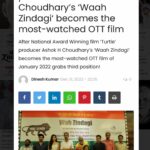 Ashok H Choudhury Instagram - I Can’t express my struggle & feeling in words #WaahZindagi Becomes one of the most-watched film on the OTT With its Unique story line ..😇🙏 WaahZindagi‘ becomes one of the most-watched film on the OTT platform With its Swadeshi concept ,Unique story line ,online videos and dialogue that has gone viral, Waah Zindagi is stepping up the tempo.The movie was made available digitally in 190 countries via ZEE5 AND Pictures, and Zee Cinema. #Waahzindagi #Celebratingwaahzindagioneyear What would you choose Between Love & Life ??? Recommend you watching #WaahZindagi Critically Most Aclamied Film ,An unpredictable story ZEE5 App. Click here to watch it too https://www.zee5.com/movies/details/waah-zindagi/0-0-1z566057 “ना हारनो ज़रूरी ना जितनो ज़रूरी ज़िंदगी खेल है खेलना ज़रूरी है “ Please watch if you haven’t . https://www.filmcompanion.in/amp/story/streaming/best-shows-on-web-ott-january-week-2-atrangi-re-campus-diaries-waah-zindagi-cubicles-s2-disney-hotstar-zee5-sony-liv https://www.sangritoday.com/after-national-award-producer-ashok-h-choudharys-waah-zindagi-becomes-the-most-watchedottfilm. Sangri Today @rumystic @paragchhabra.official @shivazzafilm @prashantdhoot5121 @sameer_pahadiya_ @official_jsmr_casting @chalanaprateek @anurag.trivedi @naveenkasturia @plabita.manu @suneetameenaaddl.dcp @bhishm_singh @mirchilovesarah @zee5 @junjaram_thory @sangriinternet @roscozeus @hemantsonips