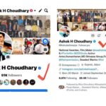 Ashok H Choudhury Instagram - Thank you 🙂 #Twitter & #Facbook #Verified अकाउंटस का इस्तेमाल समाज हित ,देशहित में लोगो की मदद करने के लिए किया जाएगा । ग़रीब ,किसान ,ज़रूरतमंद लोगों की आवाज़ निःस्वार्थ भाव से उठाई जाएगी । Let’s Inspire people,Give right information to people & Raise voice of common and needy people ।#Godblessall @thempwmission @suneetameenaaddl.dcp @singerseemamishra @bhishm_singh @shivazzafilm
