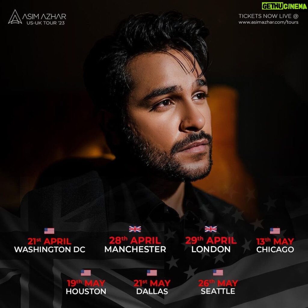 Asim Azhar Instagram - 🇺🇸 USA // UK 🇬🇧 TICKETS ARE NOW LIVE!!! 🎫 go to asimazhar.com/tours & get yours now 💥🎤💗