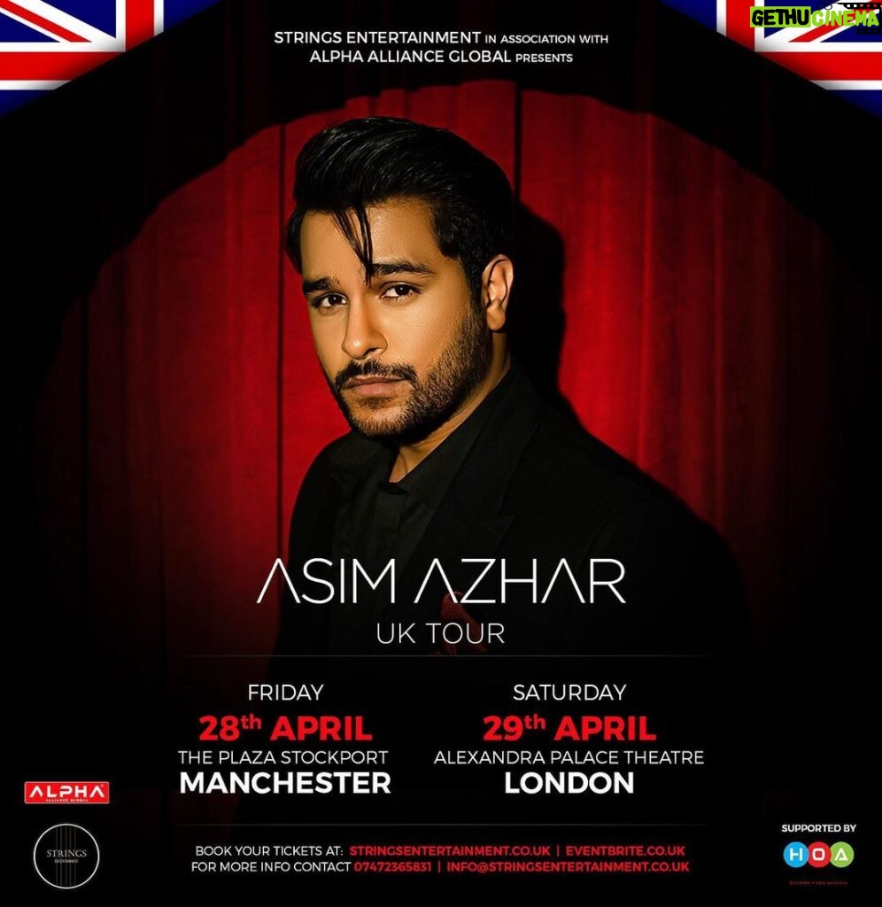 Asim Azhar Instagram - MY DEBUT SOLO UK TOUR 🇬🇧🎤😍🚨 I have been waiting so long to perform for my UK fans with my live band & it’s finally time. 🙏🏽 get your tickets now!!! (Link in bio) p.s. tag your friends & i will pick 10 lucky fans (5 from each city) to win free vip meet & greet tickets!!! i can’t wait to see u all & perform for u 😍