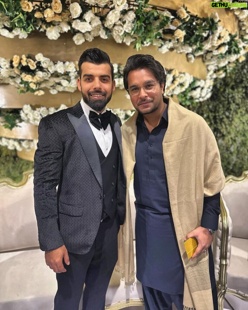 Asim Azhar Instagram - Congratulations to my brother @shadab0800 ✨ Khush rahen humesha aap dono aameen 💗