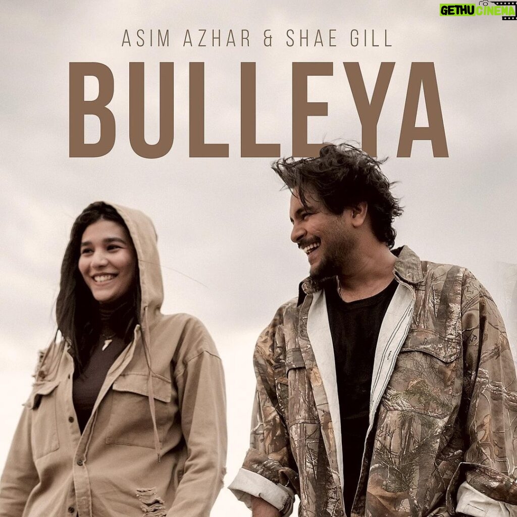 Asim Azhar Instagram - Yep. @shaegilll it is. And we’re releasing ‘Bulleya’ 🤍🎶 on 30th may for u 🫶🏽 #newsingle