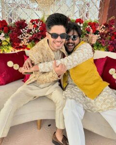 Asim Azhar Instagram - Nikkah mubarak to my brother, my best friend, my partner in crime. ♥️ Allah humesha khush rakhay tum dono ko, aameen