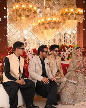 Asim Azhar Instagram - Nikkah mubarak to my brother, my best friend, my partner in crime. ♥️ Allah humesha khush rakhay tum dono ko, aameen