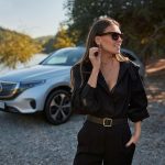 Aslı Enver Instagram - @mercedesbenzturkiye #EQC #işbirliği ⚡️♻️🌳💚