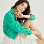 Aslıhan Güner Instagram – 🍀 
Bahar gelmişken,biraz renk?🫶🏻
