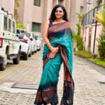 Aswathy Sreekanth Instagram - “Life is short, make every saree count!” 🥰 #SareeLove #SareeSwag