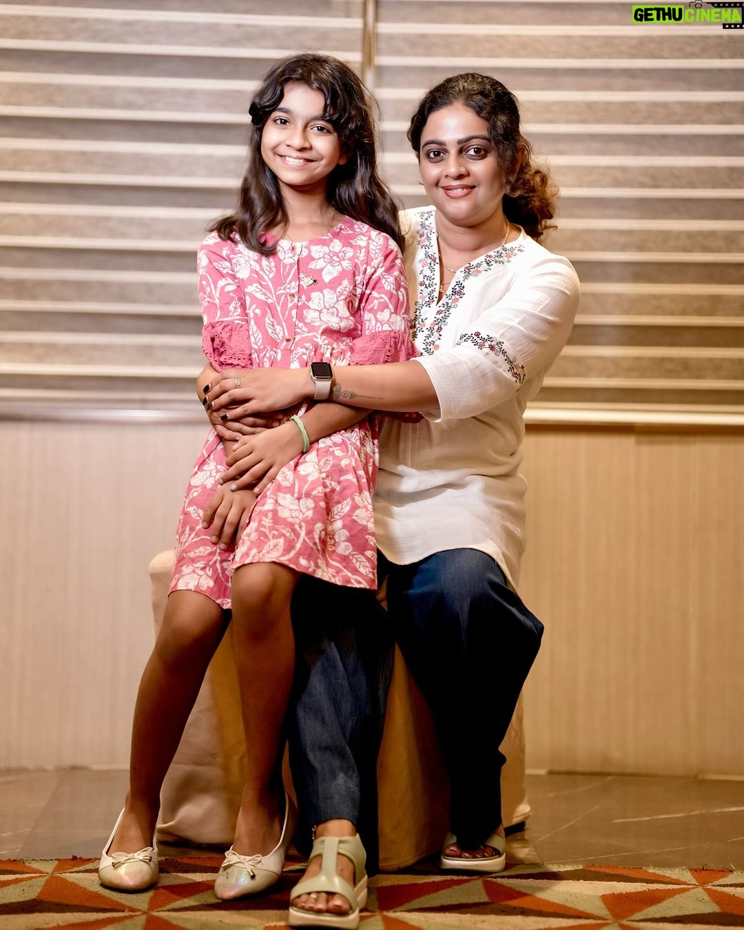 Aswathy Sreekanth Instagram - Though she may outgrow my lap, she will never outgrow my protection and love. As kids grow, you realize that your role as a parent evolves too, from protector to guide, from teacher to confidant ! How beautiful is that! 🥹❤️ #padma #firstborn #daughter #mammadaughter 🥰