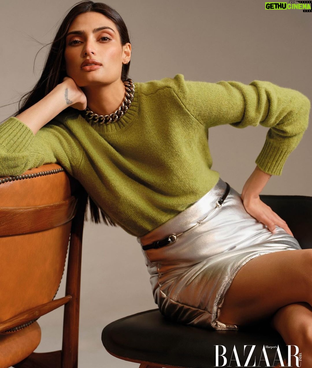 Athiya Shetty Instagram - 🤎 @bazaarindia @gucci