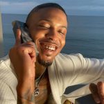 August Alsina Instagram - What are you picking up? Ring ring Encina’s calling 📞 🧴 #encinawellness #riseup15