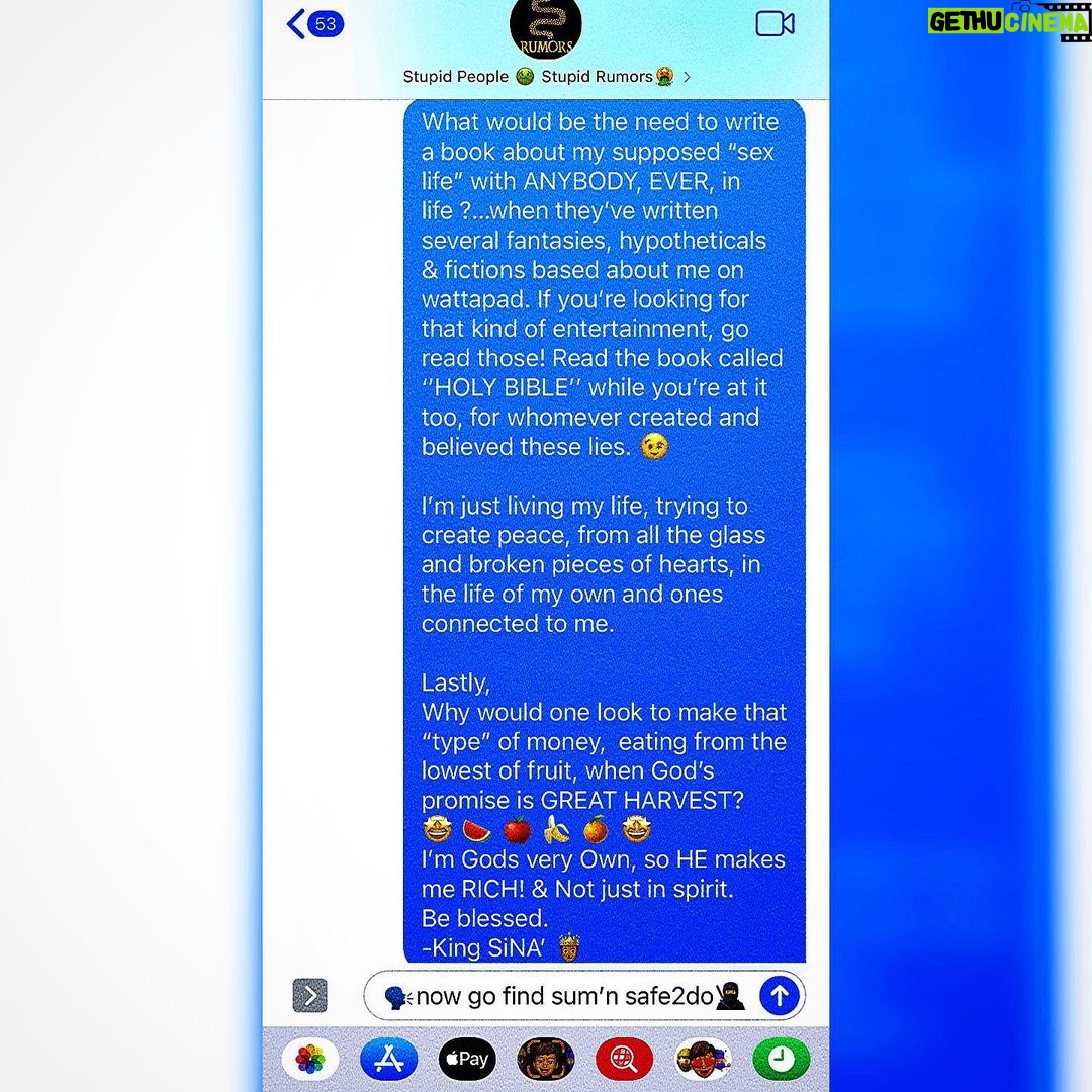 August Alsina Instagram - ✉️..cus playing w/ me AINT IT! Great attempt to assassin my character though. The part you’ve forgotten is, God gave me the LEADING role, 🤩 & HIS story gets GREATER! 🗣 “Keep it locked 🔒 & stay tuned for more.” *106 & Park voice 😒😏