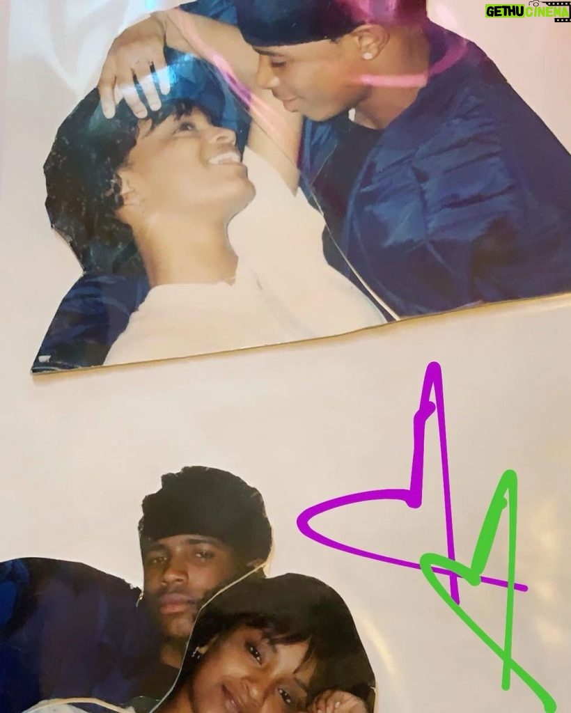 August Alsina Instagram - A view of My brother & sister younger years encapsuled in love. Although I ain’t been the same since, R.I.P to them tho. 🕊 Thankyou for covering me from these demons while I’m out here along the way. Ima give life for eternity to your name, that’s the forever exchange. ❤️‍🩹🤞🏽💫 #RipMelNChaCha