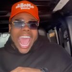 August Alsina Instagram - The screams, yelps, & choking! You hell! 😂 @bigsexyofficial on the way to an appointment to see about his Joce. Have fun! 😅 (Yall tap the link in the bio)