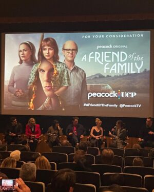 August Maturo Instagram - @mckennagraceful FYC #afriendofthefamily SAG awards screening, cast QnA & reception