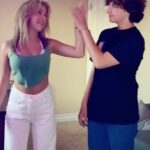 August Maturo Instagram - bloopers with @avakolker