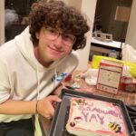 August Maturo Instagram - I just finished high school & @mckennagraceful made me a cake 😳👀 also go stream #youruinednirvana College Bound