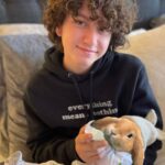 August Maturo Instagram - happy easter from Morrissey & me 🐰