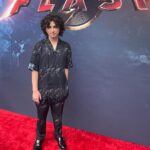 August Maturo Instagram – ⚡️ #TheFlashMovie ⚡️ premiere thank you @wbpictures 
Styling: @styled.by.chloee 
Fit: @weishengparis
Shoes: @jb_rautureau
(Merci @masonpriveepr_la)
Hair: @_hairbylaurie 
Makeup: @julie4makeup
Special hank you Laura & Amy @advantage_pr Hollywood
