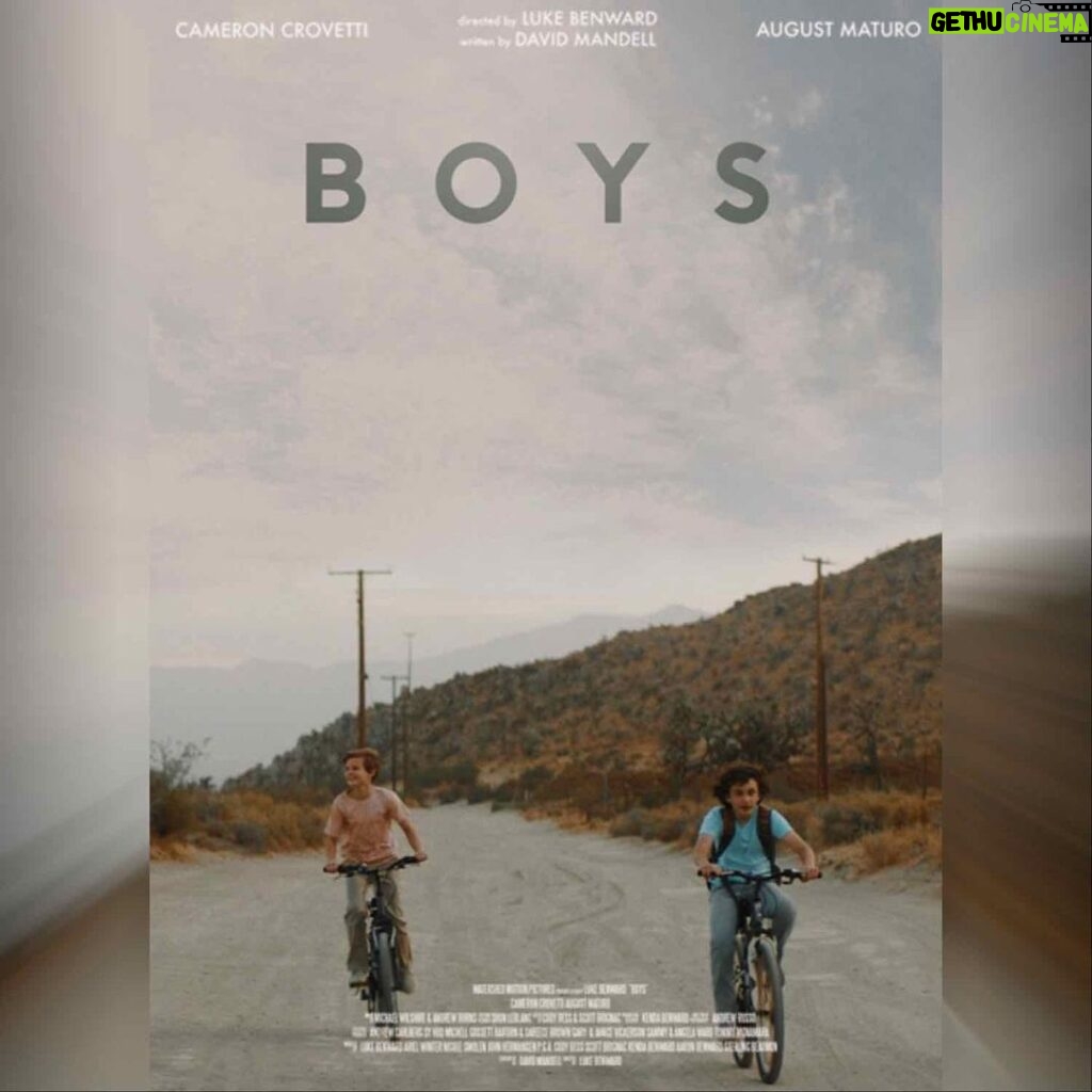 August Maturo Instagram - 🏆FOR YOUR CONSIDERATION for an ACADEMY AWARD 🙏 I’m so proud to share that @boysthefilm has qualified to be considered for an Academy Award in the live action short category. Thank you @labenward for believing in me. I’m so proud to be a part of this project and to star alongside my talented friend @cameroncrovetti Thank you @variety for the article. #fyc #boysthefilm #oscars2022 #liveactionshortfilm #liveactionshort