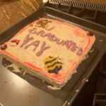 August Maturo Instagram - I just finished high school & @mckennagraceful made me a cake 😳👀 also go stream #youruinednirvana College Bound