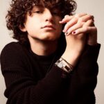 August Maturo Instagram – chatted w/ @the.baremag abt hair, makeup, nail polish, clothes & food allergies 😅 thanks for the feature! Link in their bio 💅 #barelove #guyswithcurls