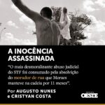 Augusto Nunes Instagram - "Na denúncia encaminhada ao STF, a Procuradoria-Geral da República garantiu que Geraldo cometeu os cinco delitos. A Defensoria Pública da União, que lidou com o caso durante algumas semanas, procurou comunicar à PGR e ao STF que Geraldo era mendigo e nada fizera de errado. Depois de assumir a defesa do prisioneiro, a advogada Taniéli Telles reiterou as mesmas informações em sucessivos recursos. Foi ignorada por 11 meses. Só em novembro passado a PGR reconheceu que havia recomendado a condenação de um inocente e solicitou ao ministro Moraes que o libertasse. Imerso na montanha de casos que abarrotam seu gabinete, transformado na maior e mais espantosa Vara Criminal do mundo, o superministro não revela quais critérios utiliza na montagem da fila de espera." Trecho do meu artigo desta semana na @revistaoeste. O link para o texto completo está nos stories. #jornalismo #revista #informação #noticias