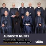 Augusto Nunes Instagram - "Se o Congresso engolir a indicação de Flávio Dino, a audaciosa demonstração de covardia vai apenas reiterar que, no Brasil, o que está péssimo sempre pode piorar. Mas a composição do Supremo Tribunal Federal não precisou ser reforçada por um comunista maranhense desprovido de notório saber jurídico e ilibada reputação para assumir a liderança do ranking das mais vergonhosas desde o nascimento do Pretório Excelso. Para isso bastou o desempenho da gaúcha Rosa Weber, ocupante até recentemente da vaga ainda sem dona. Mesmo um Flávio Dino terá de dar duro para merecer o lugar que foi da ministra que enxergou nas depredações ocorridas em 8 de janeiro a versão moderna do ataque militar japonês à base norte-americana de Pearl Harbor." Leia o artigo completo na @revistaoeste #jornalismo #revista #noticias
