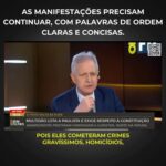 Augusto Nunes Instagram - Temos de exigir respeito à Constituição, liberdade de expressão, democracia sem adjetivos, a libertação dos presos políticos e o fim dos abusos cometidos pelo STF. #justiça #noticia #revista #jornalismo