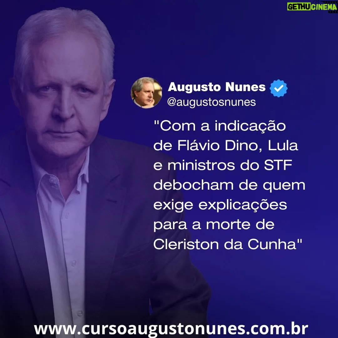 Augusto Nunes Instagram - #jornalismo #noticias #revista