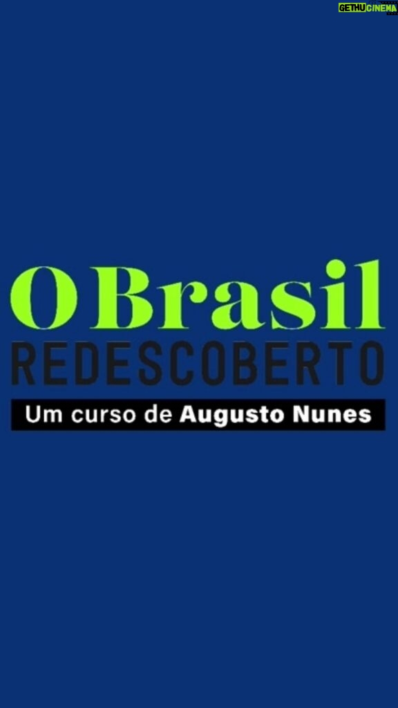 Augusto Nunes Instagram - O Brasil redescoberto. Augusto Nunes revela a outra face da república.
