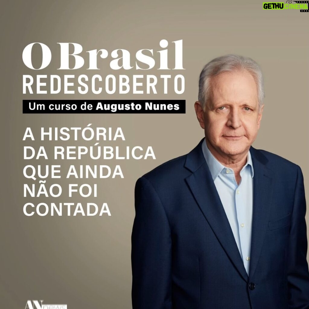 Augusto Nunes Instagram - Conheça a história da República brasileira de um jeito que você nunca viu (link nos stories e na bio): www.cursoaugustonunes.com.br