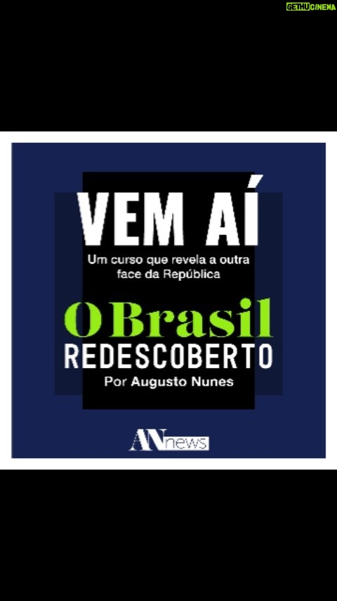 Augusto Nunes Instagram - “Um povo que não conhece sua História está fadado a repeti-la.” (Edmund Burke) Nos últimos anos, tem crescido extraordinariamente o número de brasileiros interessados em política. Milhões de homens e mulheres de todas as idades vêm descobrindo que é preciso conhecer mais profundamente quem são ou como foram os governantes do país, como agem ou agiram os donos do poder. Se você também quer saber por que o Brasil é assim, inscreva-se no meu curso agora. Primeiro lote com desconto imperdível. COMPRE AGORA NO LINK DA BIO. #historiadobrasil #augustonunes #cursoaugustonunes #brasilredescoberto Primeiro lote com desconto imperdível!